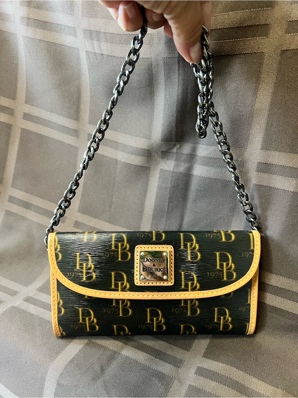 Dooney & Bourke Blakely Continental Clutch Wallet Monogram 1975 NWOT